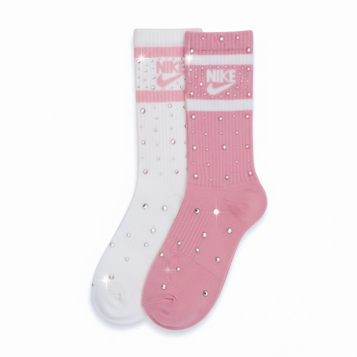 pink bling socks