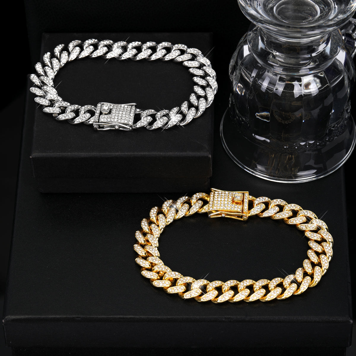 cuban anklet duo