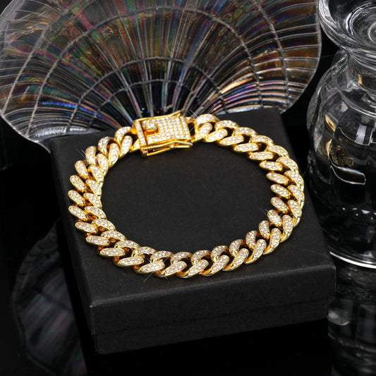 GOLD CUBAN ANKLET