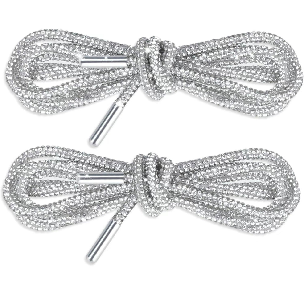 Silver Diamond Laces