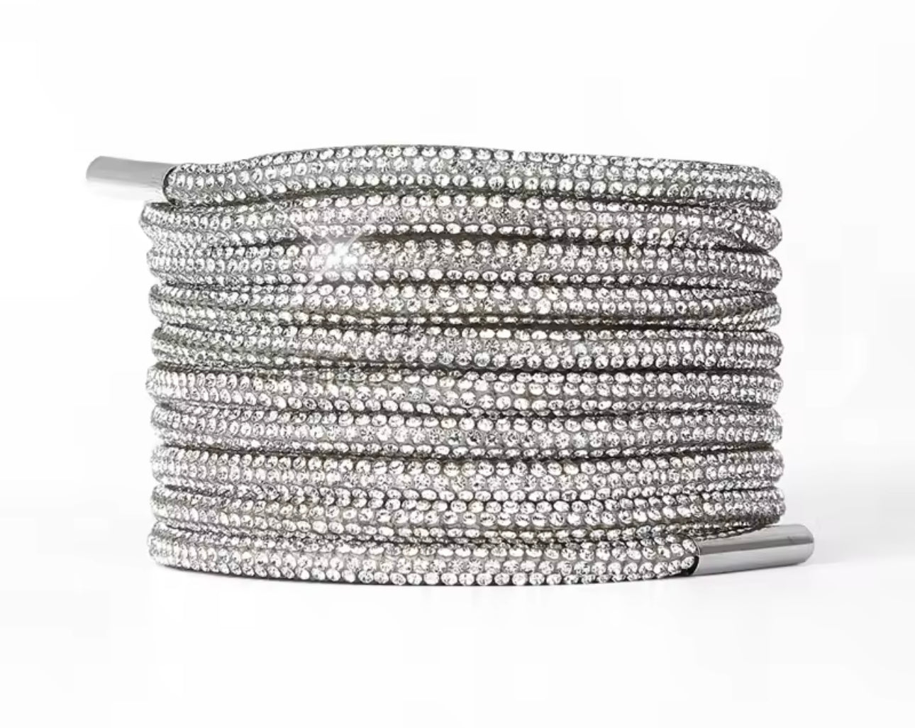 Silver Diamond Laces