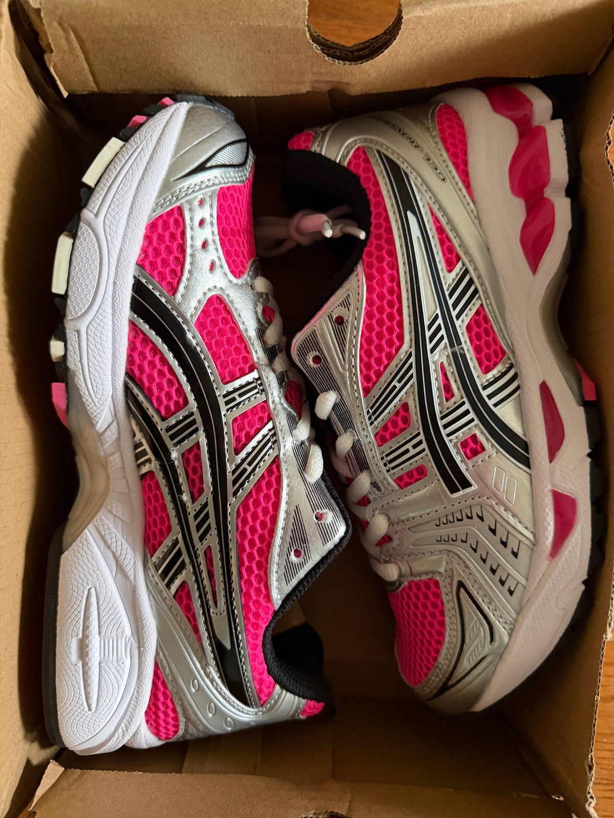 pink asics