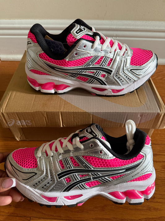 pink asics