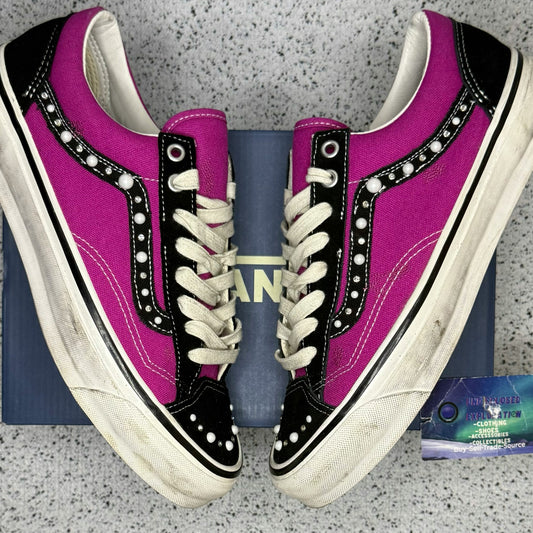 pink pearlized vans