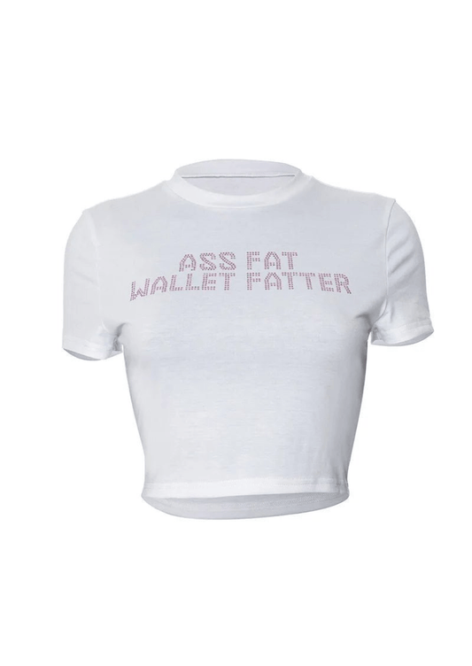 ASS FAT WALLET FATTER TEE