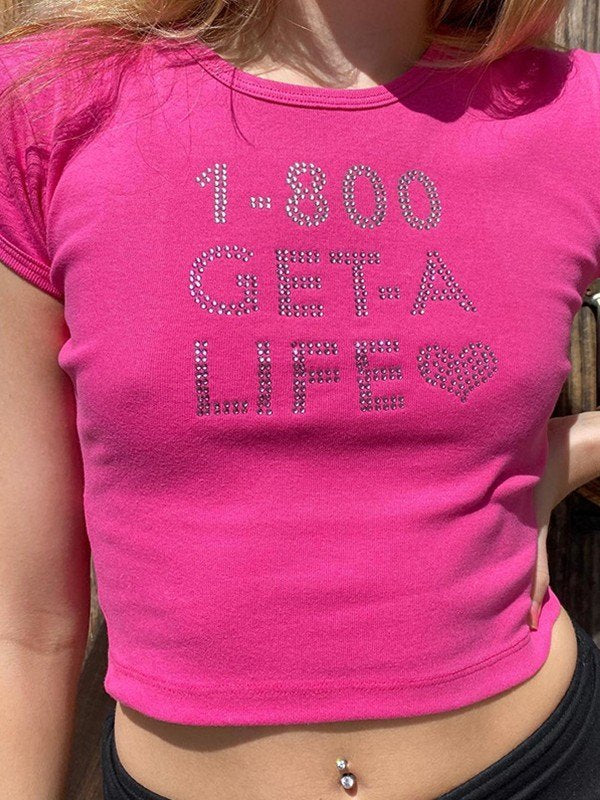 1800 GET A LIFE TEE
