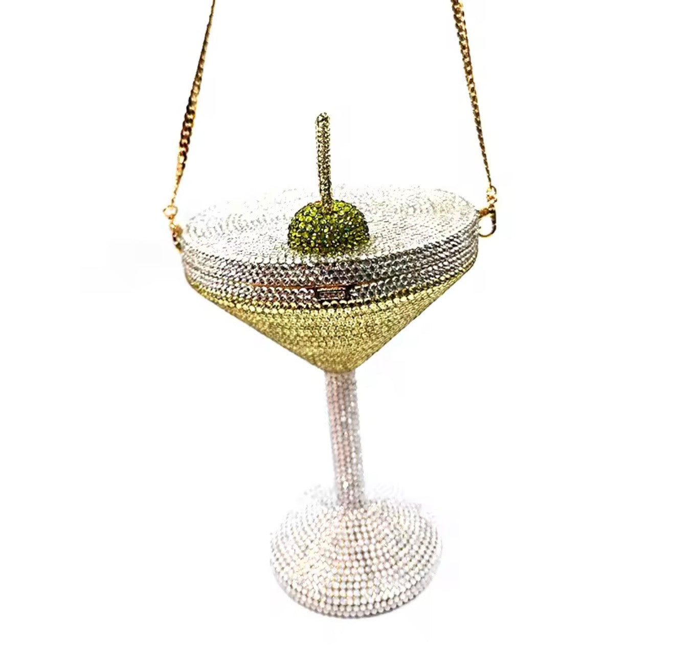 crystal cocktail clutch