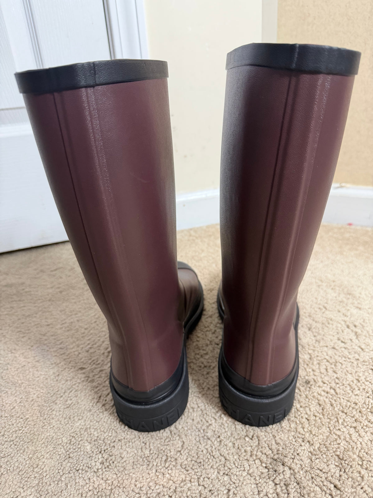 burgandy cc boots
