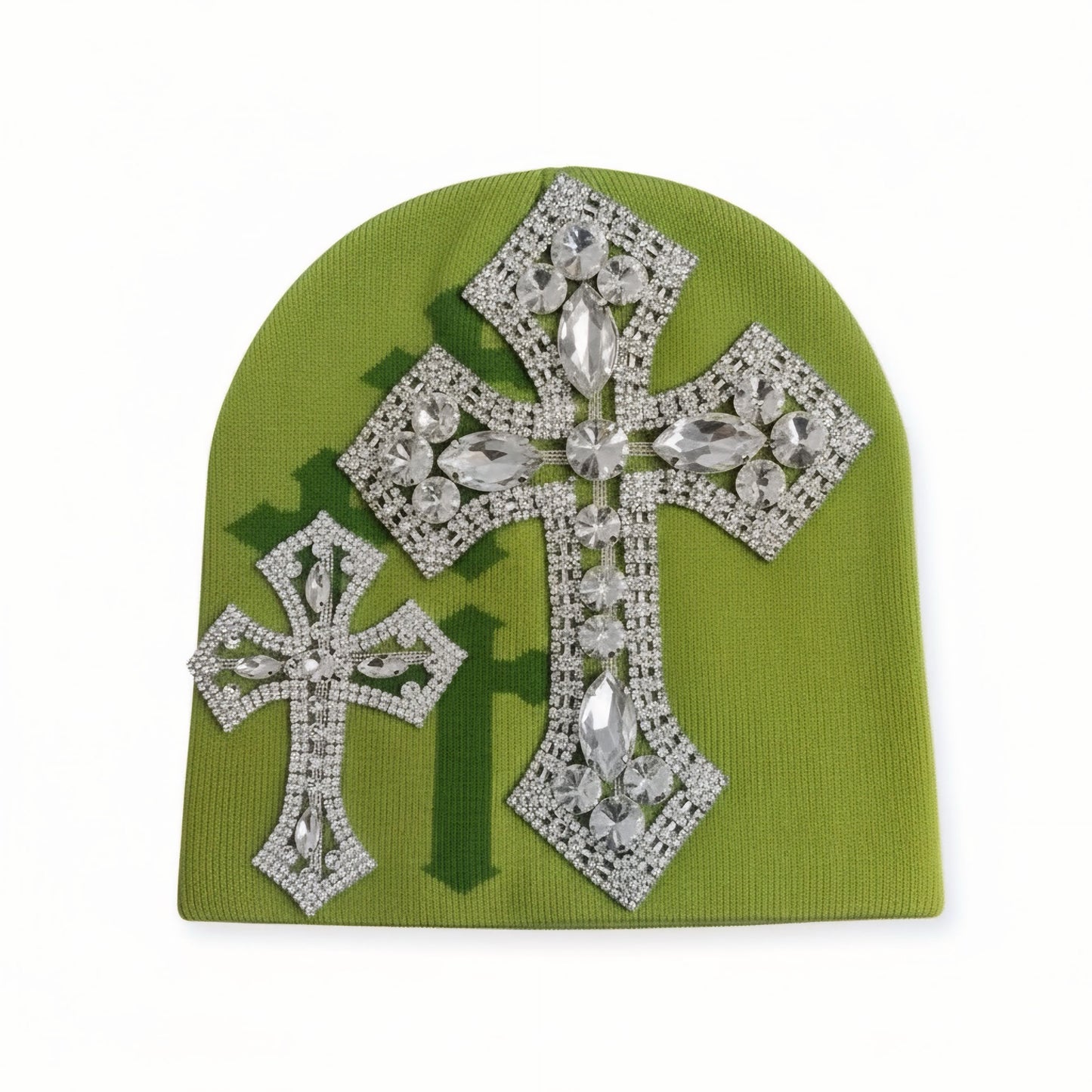 CRYSTAL CROSS BEANIE