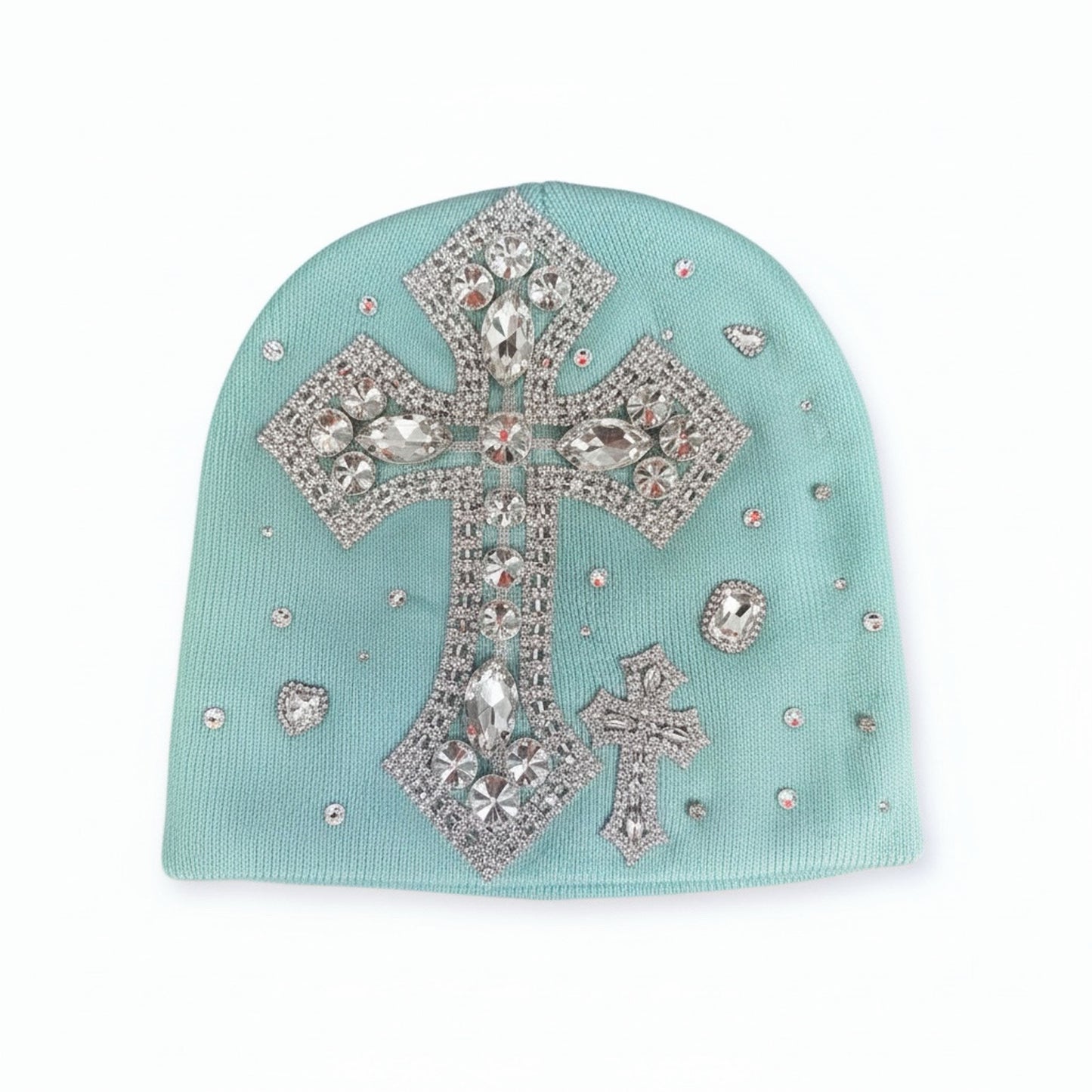 FULLY ICED CROSS BEANIE