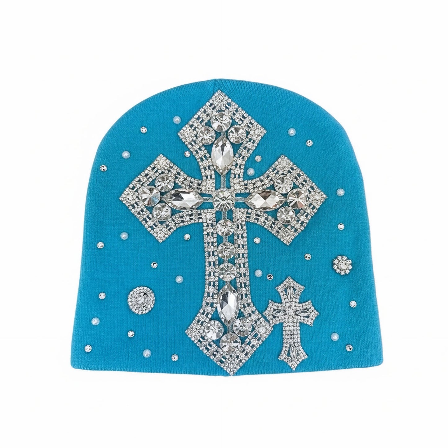FULLY ICED CROSS BEANIE