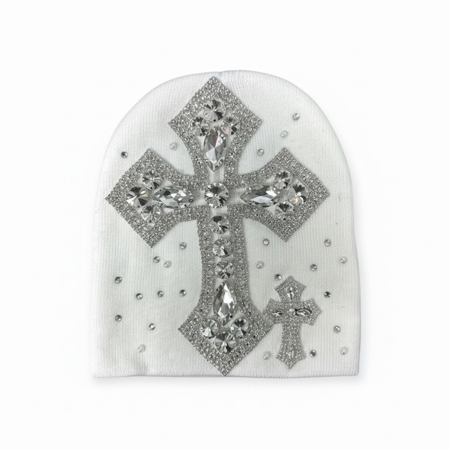 FULLY ICED CROSS BEANIE