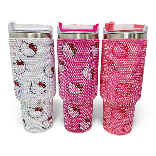 BLING KITTY TUMBLER