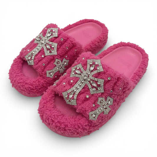 CRYSTAL CROSS SLIDES