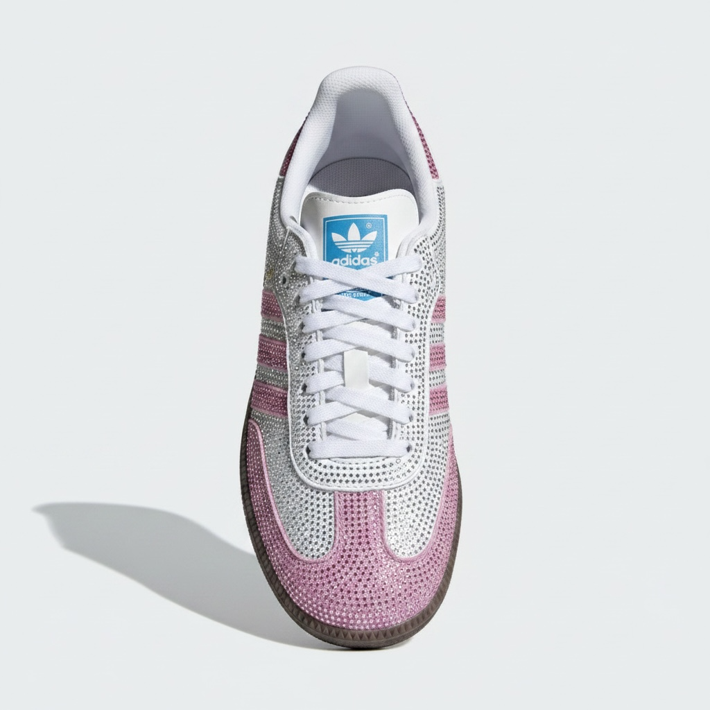 crystal stripe sneakers
