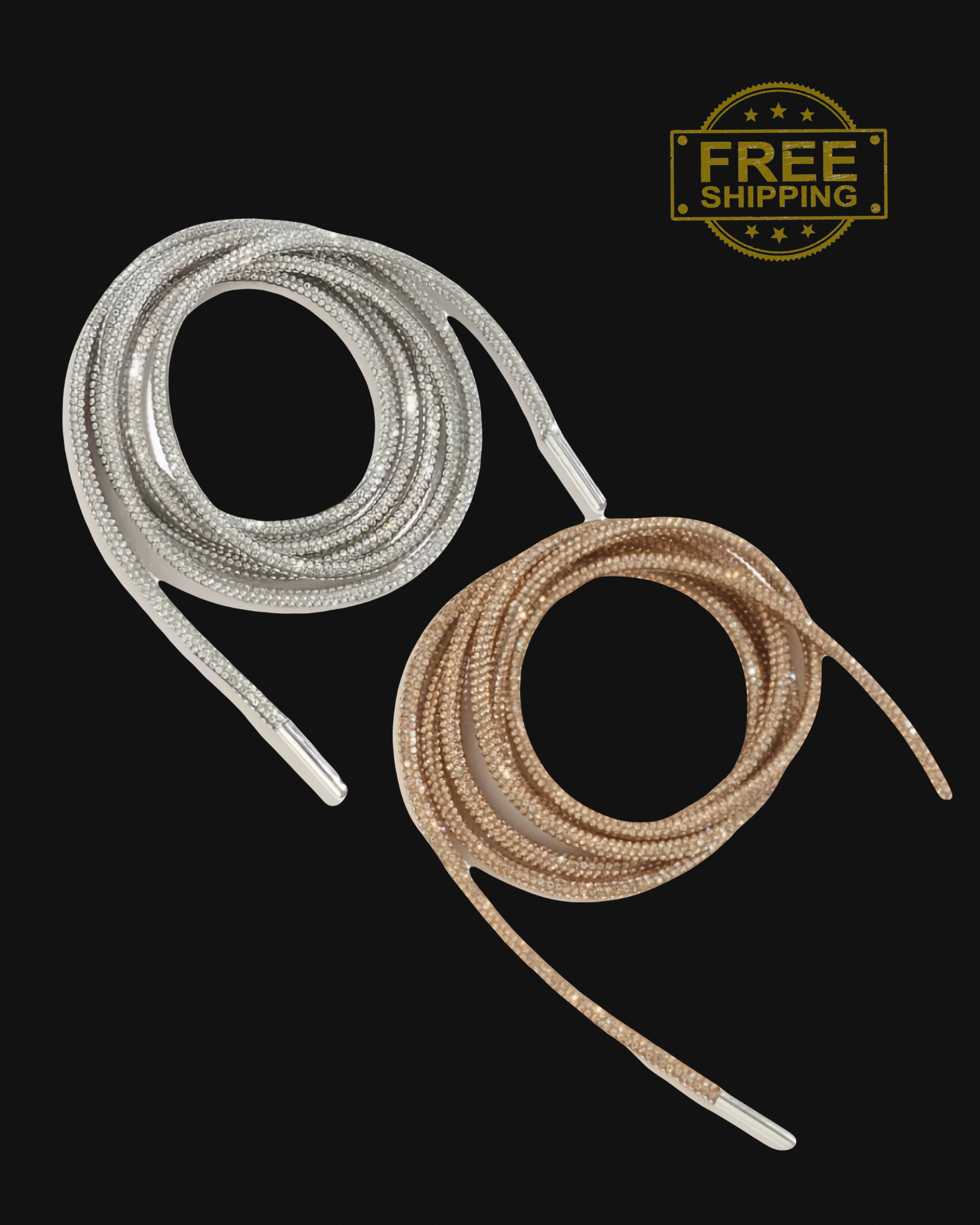 Silver + Gold Laces Duo