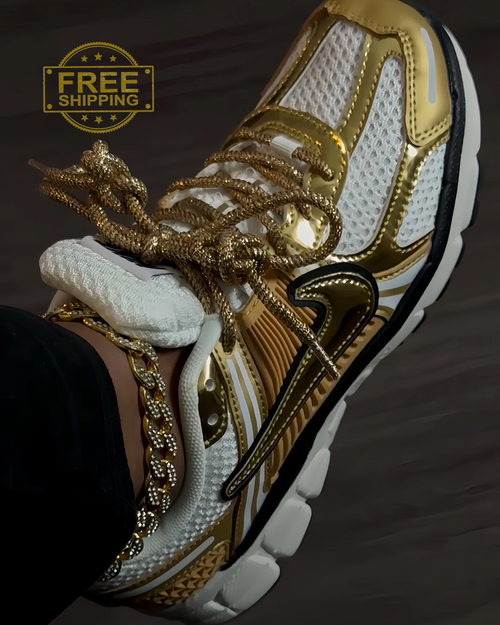 Gold Anklet + Laces Set